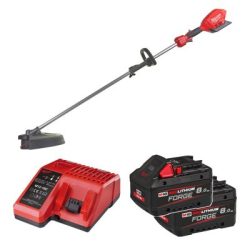 Máy cắt cỏ Milwaukee M18 FOPH-0 + Phụ kiện cắt cỏ M18 FOPH-LTA + 2 Pin M18 FB8 + Sạc M12-18C