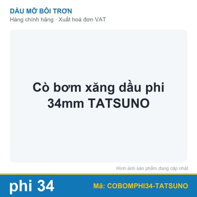 Cò bơm xăng dầu phi 34mm TATSUNO