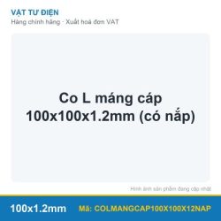 Co L máng cáp 100x100x1.2mm (có nắp)