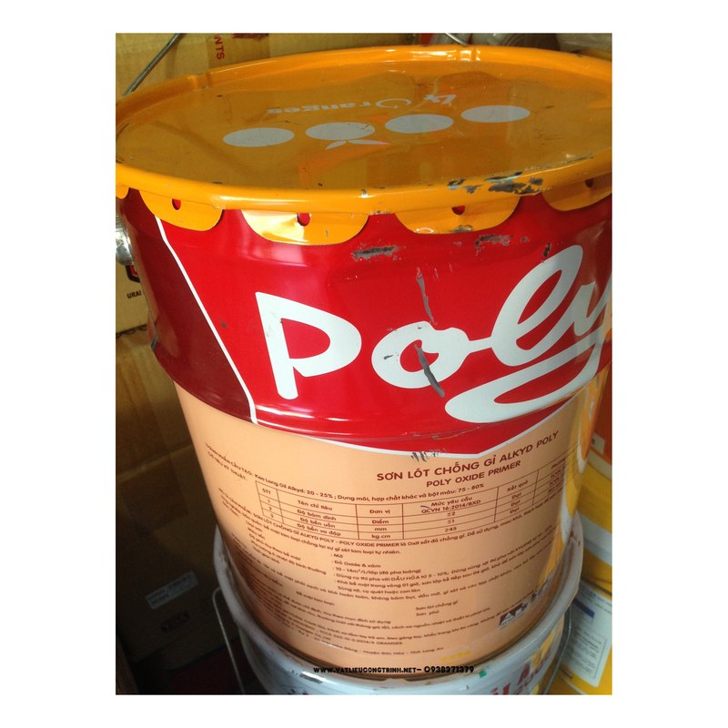 Sơn chống rỉ màu đỏ (18L) POLY