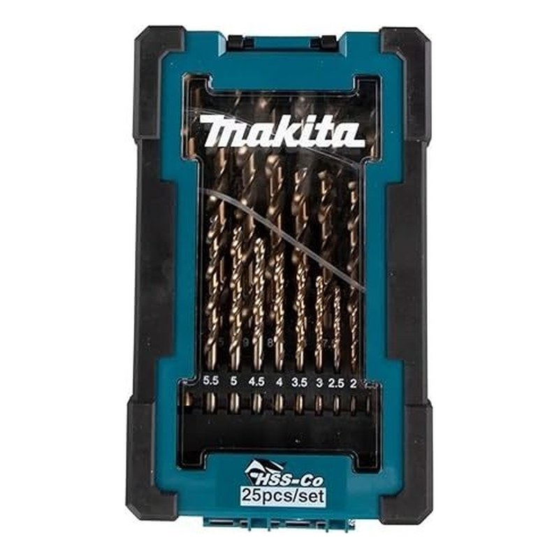 Bộ mũi khoan inox HSS-CO (25 mũi) D-67577 MAKITA