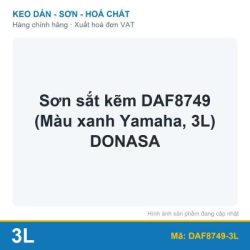 Sơn sắt kẽm DAF8749 (Màu xanh Yamaha, 3L) DONASA (lon)