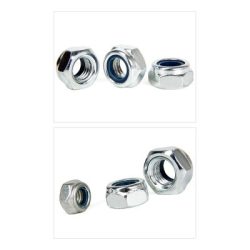 Đai ốc khóa (tán khía) M24 mạ kẽm trắng