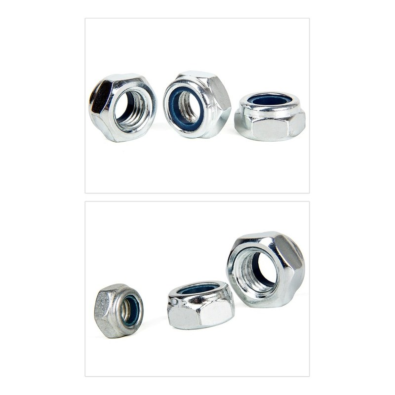 Đai ốc khóa (tán khía) M24 mạ kẽm trắng