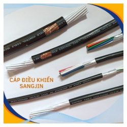 Cáp điều khiển không lưới chống nhiễu 4×0.75mm2 SANGJIN (mét)