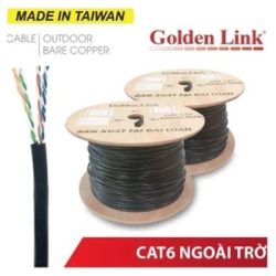 Cáp mạng ngoài trời Cat6 UTP PECAT6-BC (305m) GOLDEN LINK (cuộn)