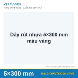 Dây rút nhựa 5×300 mm màu vàng (bịch)