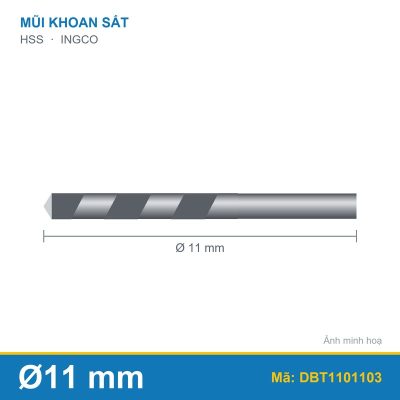 Mũi khoan kim loại HSS DBT1101103 (11.0mm) INGCO