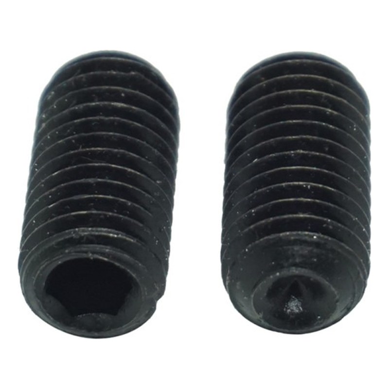 Vít trí lục giác chìm DIN916 M6x4 thép carbon đen