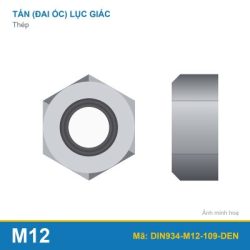 Tán Thép Đen 10.9 DIN934 M12