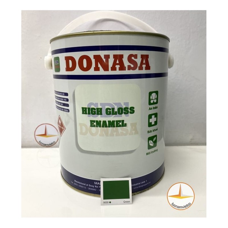 Sơn dầu xanh lá DLF9000 (3kg) DONASA