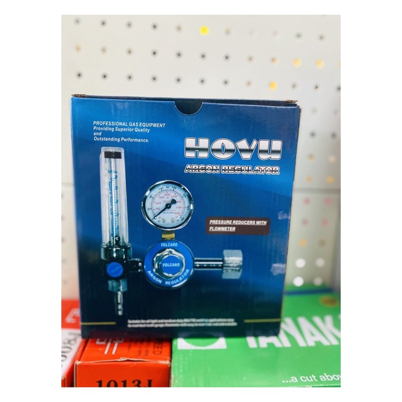 Đồng hồ khí Argon ren ngoài Hovu
