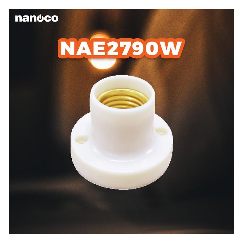 Đui đèn E27 NAE2790W Nanoco