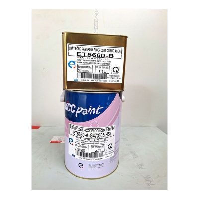Sơn nền xanh lá đậm ET5660-G473505 (10,7L) KCC