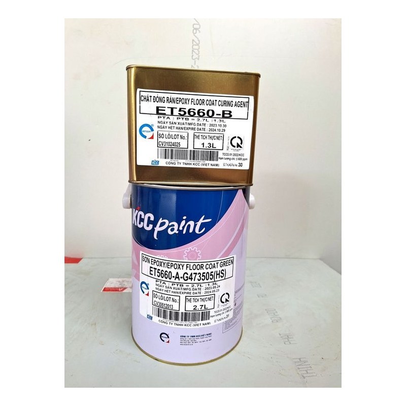 Sơn nền xanh lá đậm ET5660-G473505 (10,7L) KCC