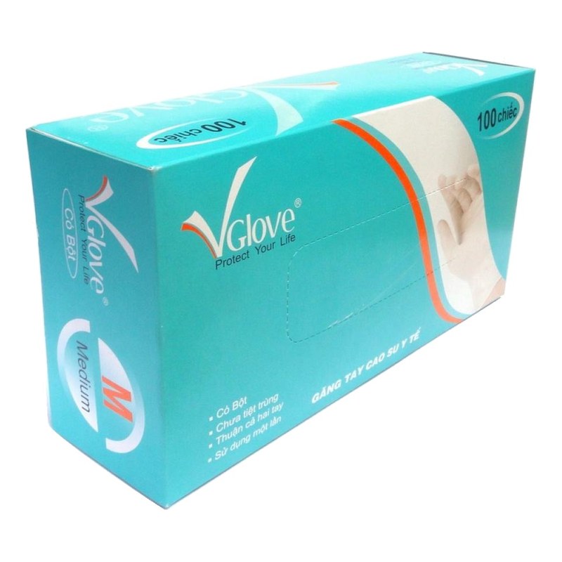 Găng tay cao su y tế VGLOVE