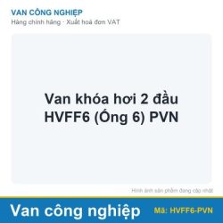 Van khóa hơi 2 đầu HVFF6 (Ống 6) PVN