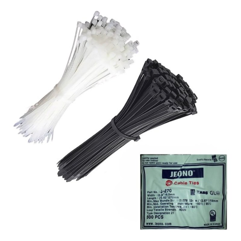 Dây Rút Nhựa Hàn Quốc J-270 (270mn x 6.0mm) JEONO