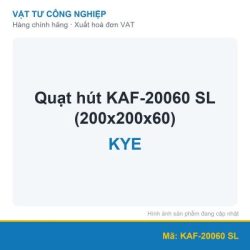Quạt hút tủ điện KYE KAF-20060 SL 200x200x60mm