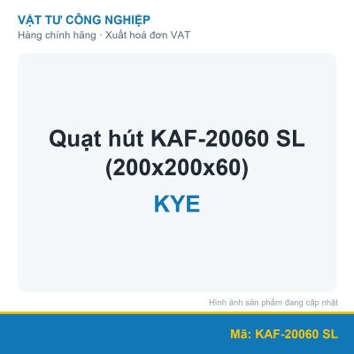 Quạt hút tủ điện KYE KAF-20060 SL 200x200x60mm