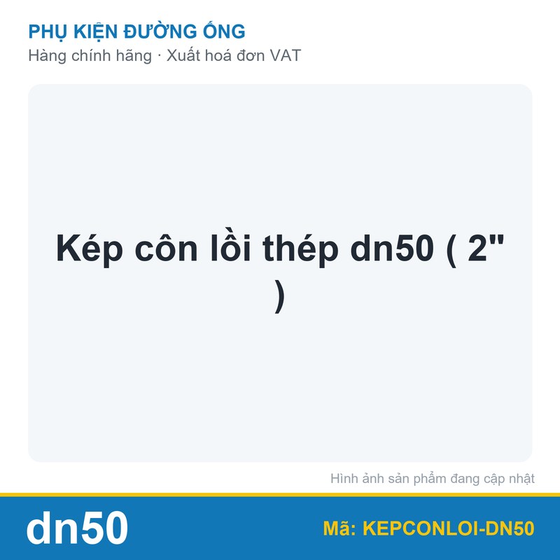Kép côn lồi thép dn50 ( 2" )