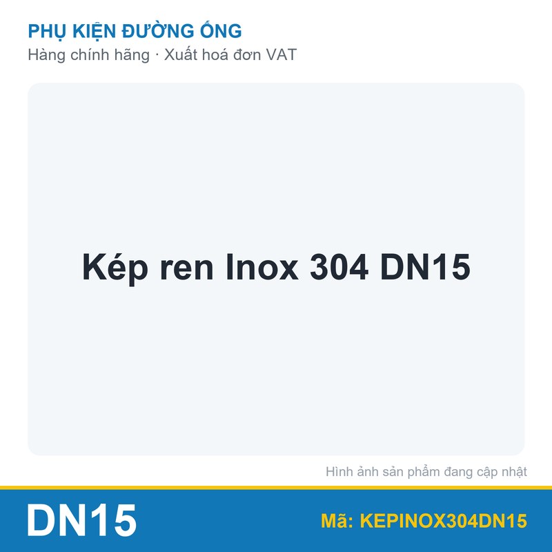 Kép ren Inox 304 DN15