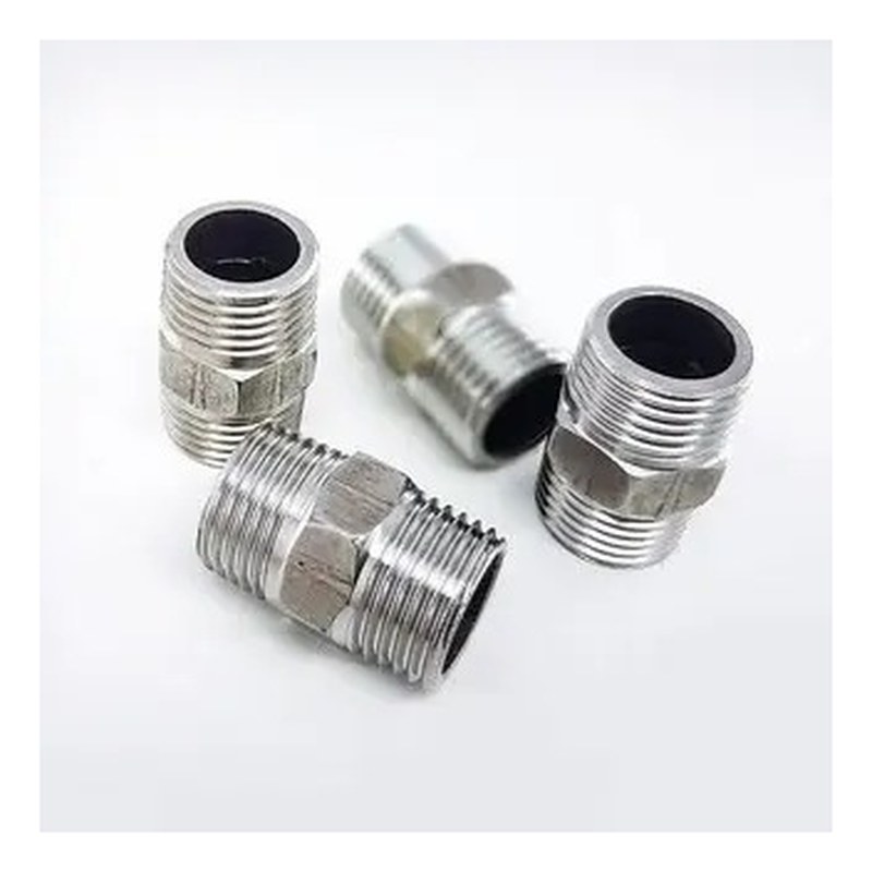 Kép thẳng inox 304 ren ngoài 1/8 NPT (đk đỉnh ren 9,6mm)