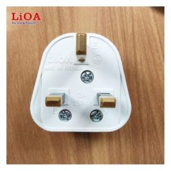 Phích cắm 3 chấu kiểu Anh 13A- PUK LiOA