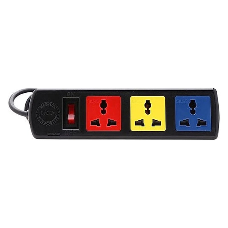 Ổ cắm điện 3D32N (3 lỗ-3 chấu- 3 mét) LiOA