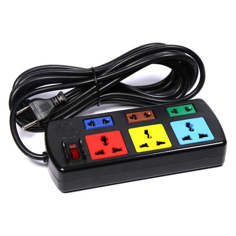Ổ cắm 3D3S52 (3 ổ 3 chấu, 3 ổ 2 chấu, 5M) LiOA
