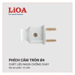 Phích cắm tròn EU204 LiOA