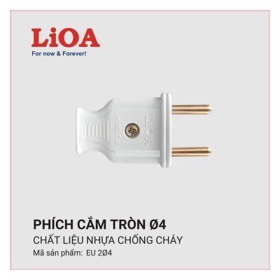 Phích cắm tròn EU204 LiOA