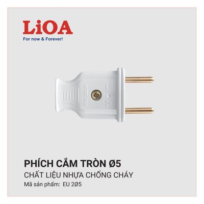 Phích cắm tròn EU205 LiOA