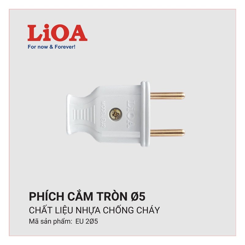 Phích cắm tròn EU205 LiOA