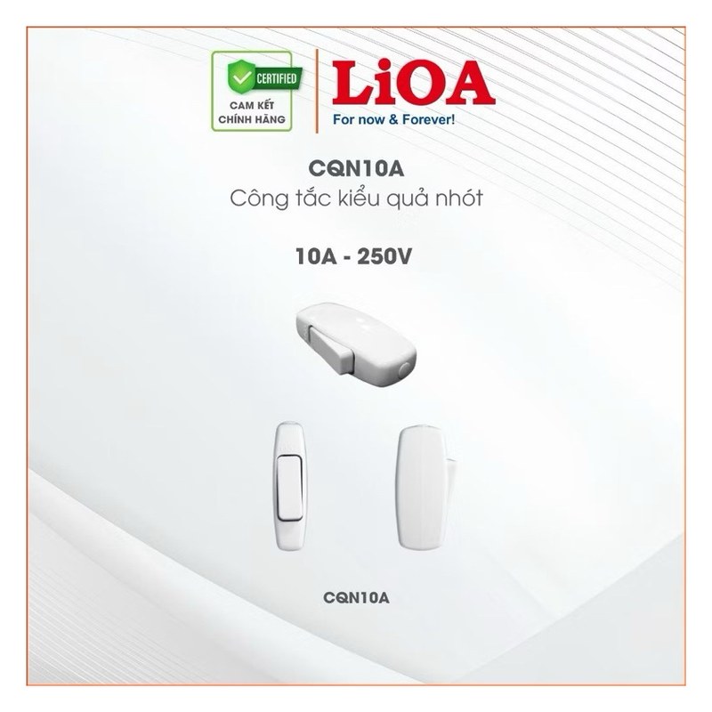 Công tắc kiểu quả nhót 10A LiOA