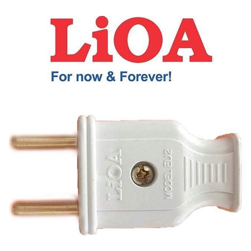 Phích cắm 2 chấu 10A LiOA