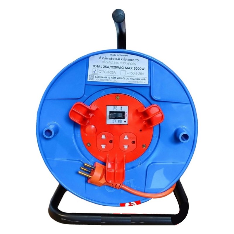 Ổ cắm Rulo QT50-3-25A 50m LiOA