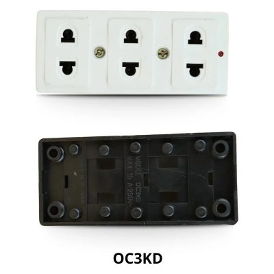 Ổ cắm ba nổi OC3KD LiOA