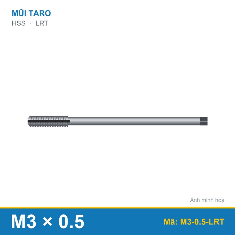 Mũi taro M3x0.5 LRT (bộ)