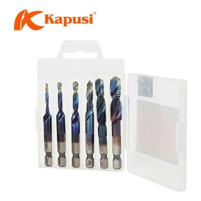 Bộ 6 mũi khoan taro chuôi lục giác M3-M10 KAPUSI