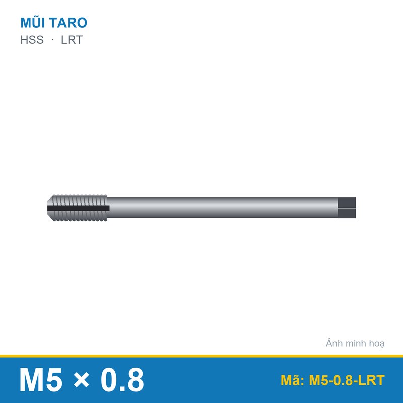 Mũi taro M5x0.8 LRT (bộ)