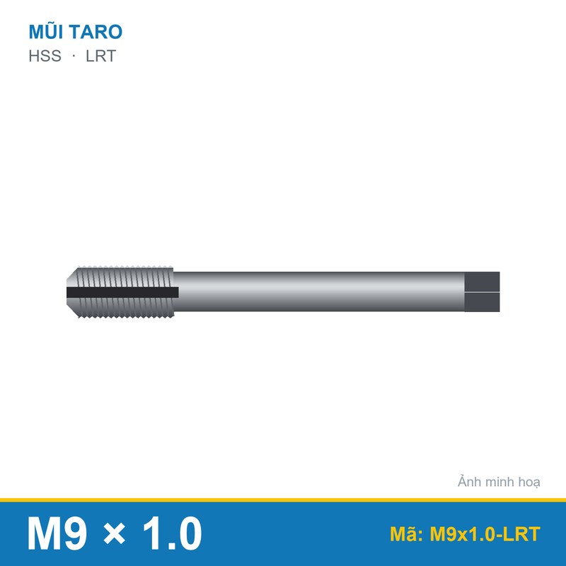 Mũi taro M9x1.0 LRT (bộ)