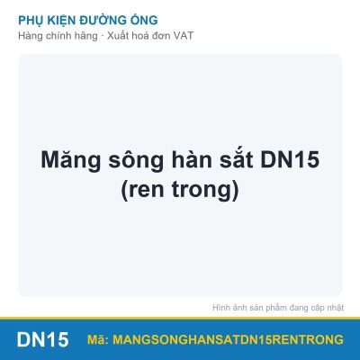 Măng sông hàn sắt DN15 (ren trong)