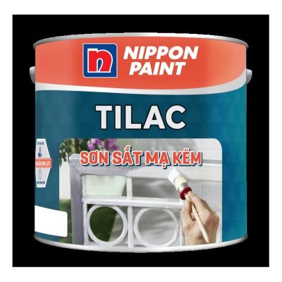Sơn sắt mạ kẽm 2 trong 1 (3kg) màu trắng ngà MK001 TILAC NIPPON