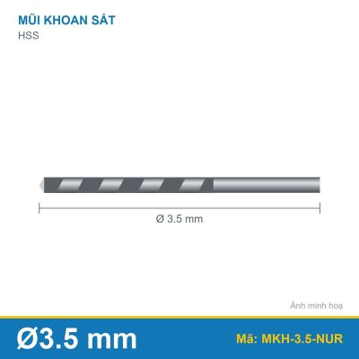 Mũi khoan 3.5mm NURIT