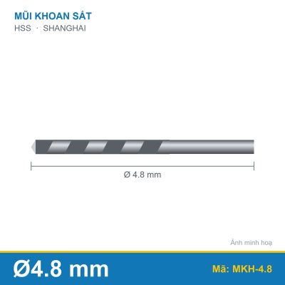 Mũi khoan 4.8mm SHANGHAI