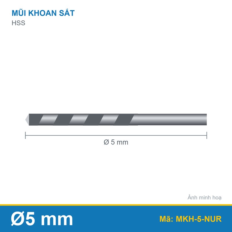 Mũi khoan 5mm NURIT