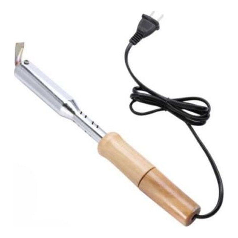 Mỏ hàn chì mũi thẳng cán gỗ 200W BÁ QUANG