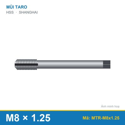 Mũi taro M8x1.25 SHANGHAI