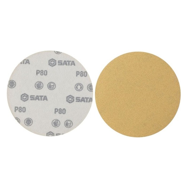 Nhám khô tròn 125mm P80 (tờ)